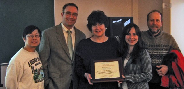 Velda's Faculty Recognition Award